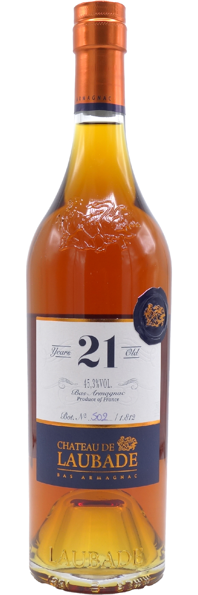 Chateau de Laubade Armagnac 21 Year Old 750ml